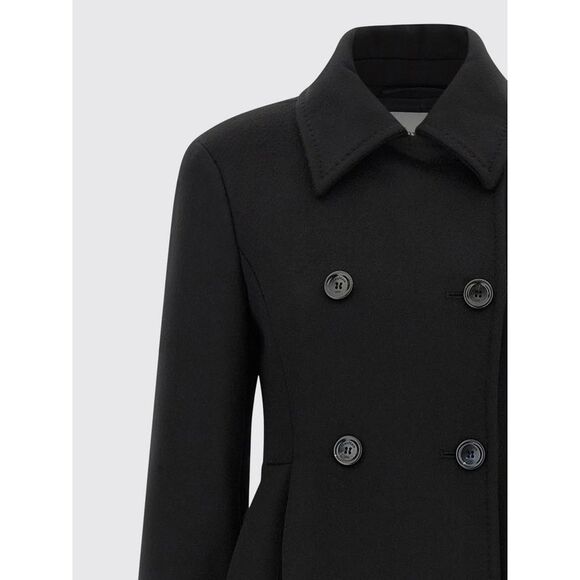 Max Mara Coat Woman Black - Picture 3 of 3